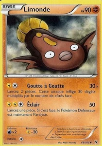 Carte Pokemon LIMONDE Noble Victoires Noir & Blanc PV 90 68/101 UNCO VF - Imagen 1 de 1