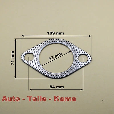 ✅Auspuff Dichtung , Auspuffdichtung für Abgasrohr , Flexrohr , Hosenrohr , Kat. - Bild 1 von 3