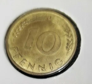 1950 J Germany 10 Pfennig Coin - Bundesrepublik Deutschland - Picture 1 of 2
