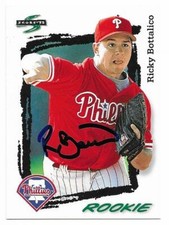 RICKY BOTTALICO Autographed Signed 1995 Score card #280 Philadelphia Phillies