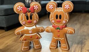 24" Gingerbread Mickey And Minnie Mouse Christmas Outdoor Blow Mold LED - DISNEY