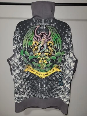 Sudadera con capucha Christian Audigier - Talla: XXL (2XL) - [Se ajusta como XL] - ¡NUEVA con etiquetas! Foto 1 de 4