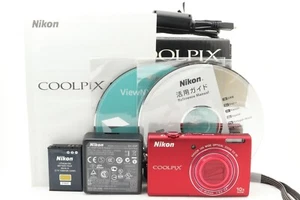 Nikon Coolpix S6200 Red 16.0MP Digital Camera in Box From Japan #50438 - Picture 1 of 17
