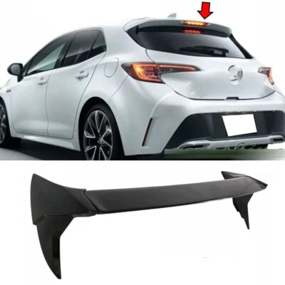 Matte Black Fits Toyota Corolla Auris Sport 5DR Rear Trunk Spoiler 3PCS 19-24 Foto 1 de 4