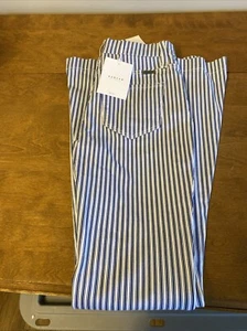 NWT KanCan High Rise Super Flare Railroad Striped Pants/Jeans Hippie Size 5/26 - Picture 1 of 3