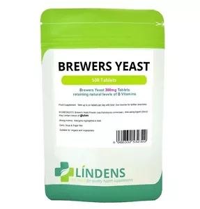 Brewer's Yeast 300mg 2-PACK 1000 Tablets Vitamin B B1 B2 B5 B6 Probiotic Biotin - Picture 1 of 1