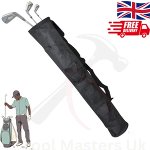Versátil Bolsa de Transporte de Golf Plegable Ligera 34" con 3 Bolsillos, Correa Acolchada - Imagen 1 de 1
