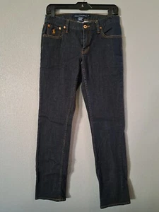 EUC Ralph Lauren Sport Dark Wash Straight Leg Blue Jeans Size 27 - Picture 1 of 12