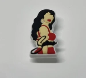 For Selena Quintanilla-Pérez Singer Red Outfit | Croc Shoe Charms Accent - Picture 1 of 3