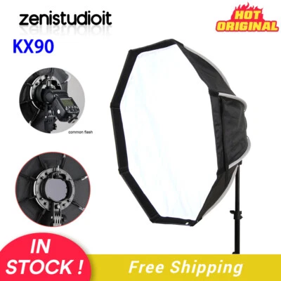 US KX90 90cm Foldable Octagon Softbox For Godox AD200 V1 Flash Triopo F1-200 - Image 1 of 4