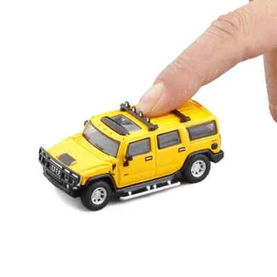 JKM 1:64 Hummer H2 Alloy Car Model Miniature Diecast Toy Vehicles Collection - Image 1 of 4