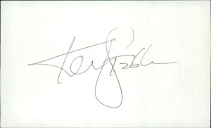 Ken Stabler Oakland Raiders Signed 3x5 Index Card JSA Authenticated - Picture 1 of 3