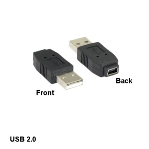KNTK USB 2.0 A Male to Mini B 5Pin Female Adapter for Printer Device PC Data - Picture 1 of 1