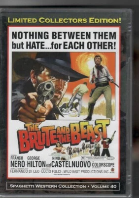 The Brute and the Beast (DVD) Wild East OOP! Franco Nero - Lucio Fulci! NEW!! - Image 1 of 2
