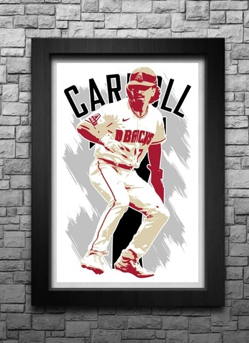 CORBIN CARROLL art print/poster ARIZONA DIAMONDBACKS FREE S&H! JERSEY Cover