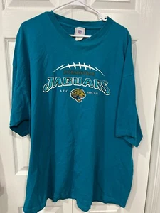 Jacksonville Jaguars NFL Equipo Ropa Verde Azulado Camiseta 3XL Como Nueva - Imagen 1 de 2