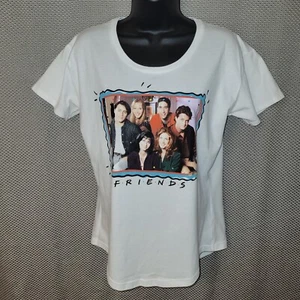 Camiseta Friends TV Show Blanca Semi-Ajustada Dobladillo Redondeado - Mujer Mediana - Imagen 1 de 4