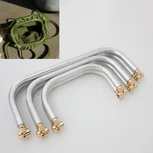 Aluminum Purse Frame Clasp Arch Handbag Handle Clutch Pouch Bags Accessaries DIY - Picture 1 of 19