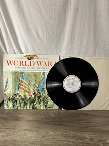 World War 1 American Heritage Record Historic Music And Voices Vinyl - Picture 1 of 1