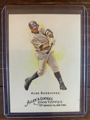 Alex Rodriguez Baseball Card #1 Topps Allen & Ginter MLB HOF New York Yankees - Image 1 of 2