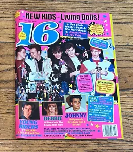 16 Magazin Juli 1990 NKOTB Johnny Depp Debbie Gibson Ty Miller Tommy Page - Bild 1 von 6