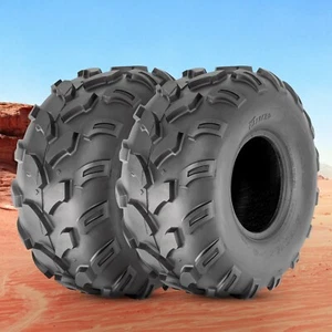 Set 2 20x9.5-8 ATV Tires 20x9.5x8 20x9.5 8 Heavy Duty 4Ply All Terrain Tubeless - Bild 1 von 8