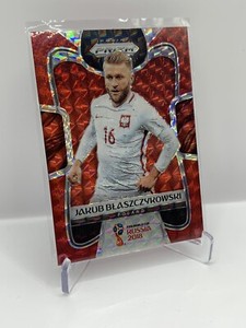 2018 Panini Prizm World Cup Russia Jakub Blaszczykowski #147 Red Mosaic Parallel