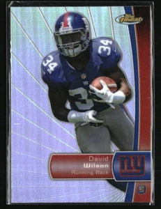 David Wilson 2012 Finest Refractor #106 Football Card - Picture 1 of 2