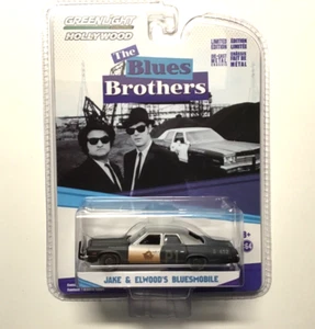 GREENLIGHT; THE BLUES BROTHERS - BLUESMOBILE ESCALA 1:64 - SERIE HOLLYWOOD - Imagen 1 de 5