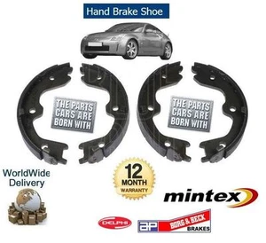 FOR NISSAN 300 SERIES 2003- 350Z 370Z 3.5 3.7 NEW HAND BRAKE SHOES SHOE SET - Picture 1 of 5