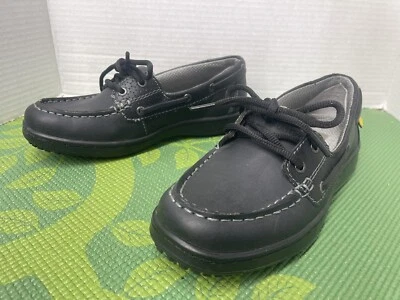 Zapatos para tripulaciones MONACO antideslizantes cubierta de trabajo barco zapato para mujer talla 7 negro Foto 1 de 4