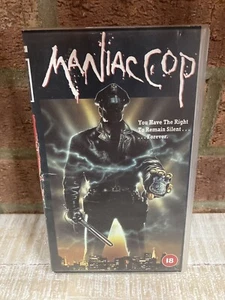 MANIAC COP - Vhs Small Box - Bruce Cambell - Picture 1 of 3