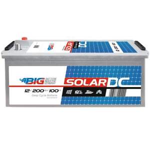 0% BIG Professional Solar DC 12V 200Ah C100