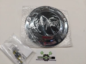 GENUINE HARLEY DAVIDSON Chrome Ride Free Derby Cover 25701057 - Picture 1 of 2