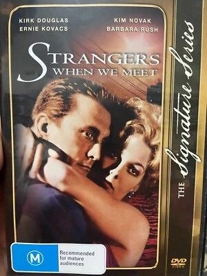Strangers When We Meet region 4 DVD (1960 Kirk Douglas / Kim Novak drama movie) - image 1 of 2