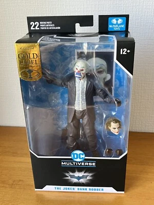 McFarlane DC Multiverse Gold Label Dark Knight Joker Bank Robber Figure NEW JPN - Image 1 of 4