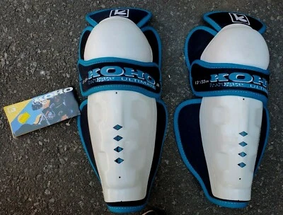 ¡NUEVAS ESPINILLERAS VINTAGE KOHO Ultimate talla 13"" Mario Lemieux en la etiqueta!!! Foto 1 de 4