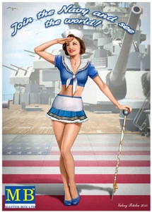 Master Box 24004 - Pin-up series Kit No 4 Suzie Pretty Girl Modellbausatz im Maßstab 1:24 - Bild 1 von 12