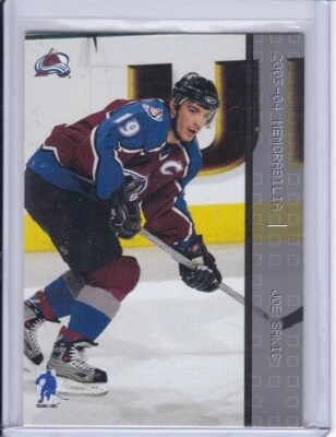 Joe Sakic 2003 Be A Player Memorabilia Hockey Card 41 Grade MT - Image 1 of 2