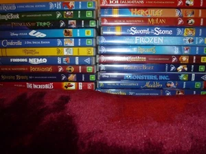 bulk lot disney dvds x 22 - Picture 1 of 1