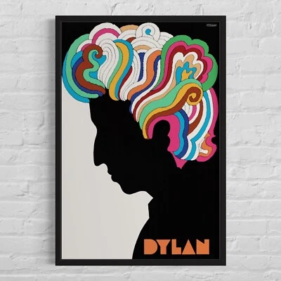 BOB DYLAN 'Greatest Hits' 1966 CBS "Milton Glaser" Art Insert Poster, 22"x33" - Image 1 of 4
