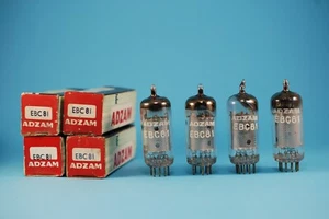 4x Adzam Philips EBC81 NOS NIB Tested Double diode Triode Audio Tubes 6BD7 6LD13 - Picture 1 of 7