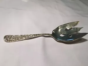 Stieff Sterling STIEFF ROSE~ Vegetable Serving Fork~ No Monogram - Picture 1 of 8