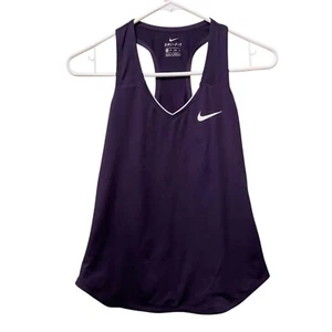 NIKE Dri-Fit Tank Top Damen XS lila Racerback Pullover sportlich feminin - Bild 1 von 6
