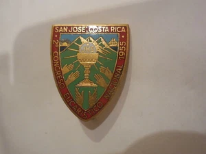 distintivo 2 congresso eucaristico 1955 san Jose Costa Rica - Picture 1 of 1