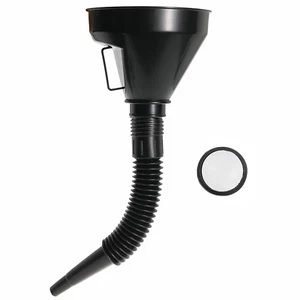 Embudo de aceite de boca ancha con boquilla de extensión flexible - Imagen 1 de 12