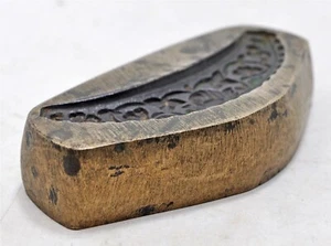 Antique Brass Jewellery Maker's Dye Original Old Hand Crafted Engraved - Picture 1 of 6
