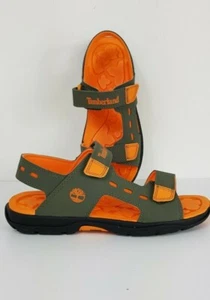 Timberland Sandalias con Correa de Joven Musgo Salto Verde Oscuro Nubuck - Imagen 1 de 10