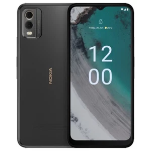 Smartphone Nokia C32 4G (charbon de bois / noir) 64 Go + 4 Go de RAM Android - débloqué GSM - Photo 1 sur 2