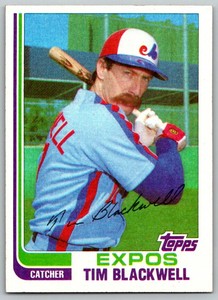 1982 Topps Traded Tim Blackwell Montreal Expos #7T